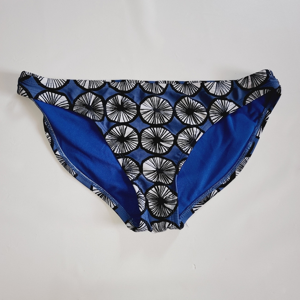 Marimekko for target blue and black bikini bottoms
